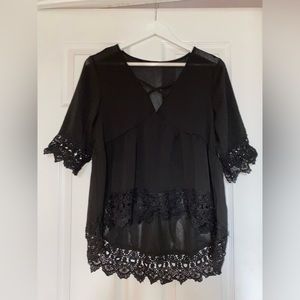 [2/$15] Shein Gothic Witchy Top